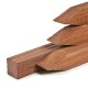 Tuinpaal hardhout azobé 6,5x6,5 cm geschaafd met groef